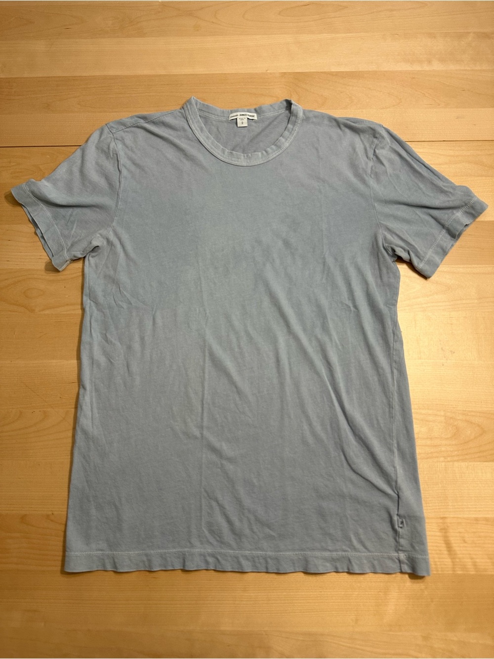 James Perse Light Blue Crew Neck Tee
